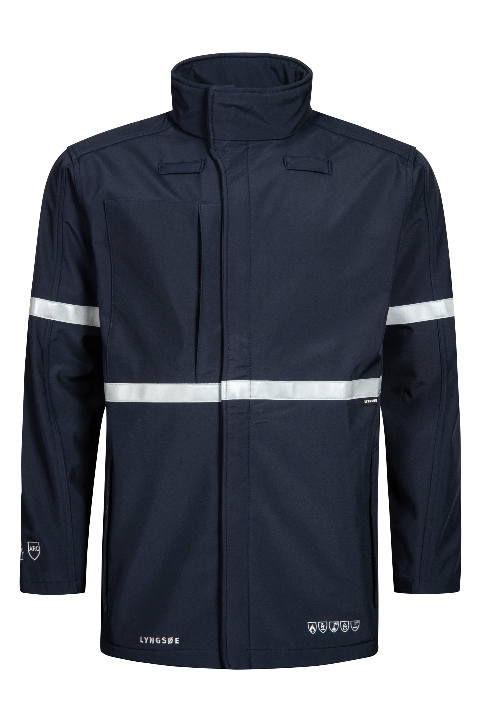 Lyngsøe Softshell jakke i & lysbue 3-lags kvalitet